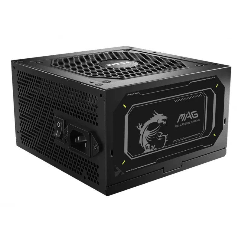 Zasilacz MSI MAG A850GL PCIE5 II 850 W 20+4 pin ATX ATX Czarny