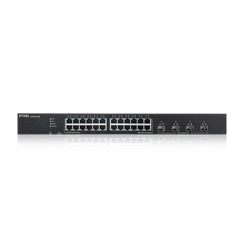 Zyxel XGS1935-28-EU0101F przełącznik sieciowy Zarządzany L2+/L3 Gigabit Ethernet (10/100/1000) 1U Czarny