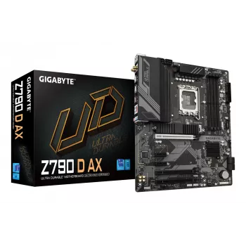 Płyta główna GIGABYTE Z790 D AX ATX — Intel LGA1700, Z790, DDR5, 4×DIMM, Wi‑Fi 6E, 2.5Gb LAN