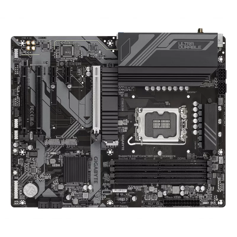 Płyta główna GIGABYTE Z790 D AX ATX — Intel LGA1700, Z790, DDR5, 4×DIMM, Wi‑Fi 6E, 2.5Gb LAN