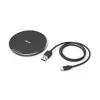Hama QI-FC10 Smartfon Czarny USB Ładowanie bezprzewodowe Szybkie ładowanie Wewnętrzna