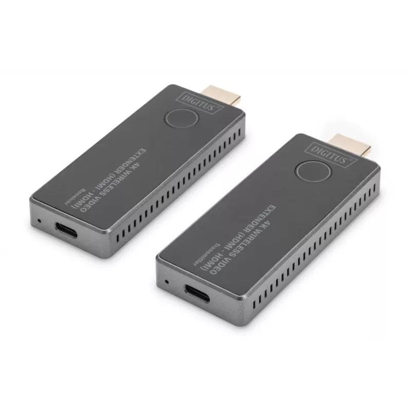 DIGITUS 4K Bezprzewodowy zestaw przedłużacza HDMI 30m HDMI - HDMI