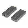 DIGITUS Bezprzewodowy zestaw przedłużacza AV 4K 30m USB-C - HDMI