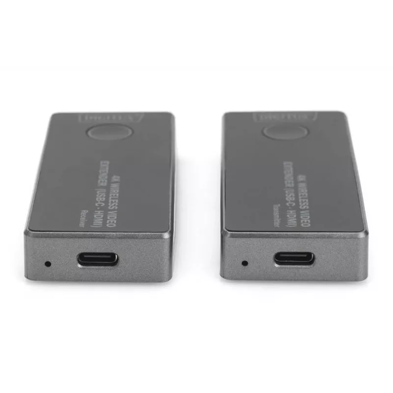DIGITUS Bezprzewodowy zestaw przedłużacza AV 4K 30m USB-C - HDMI