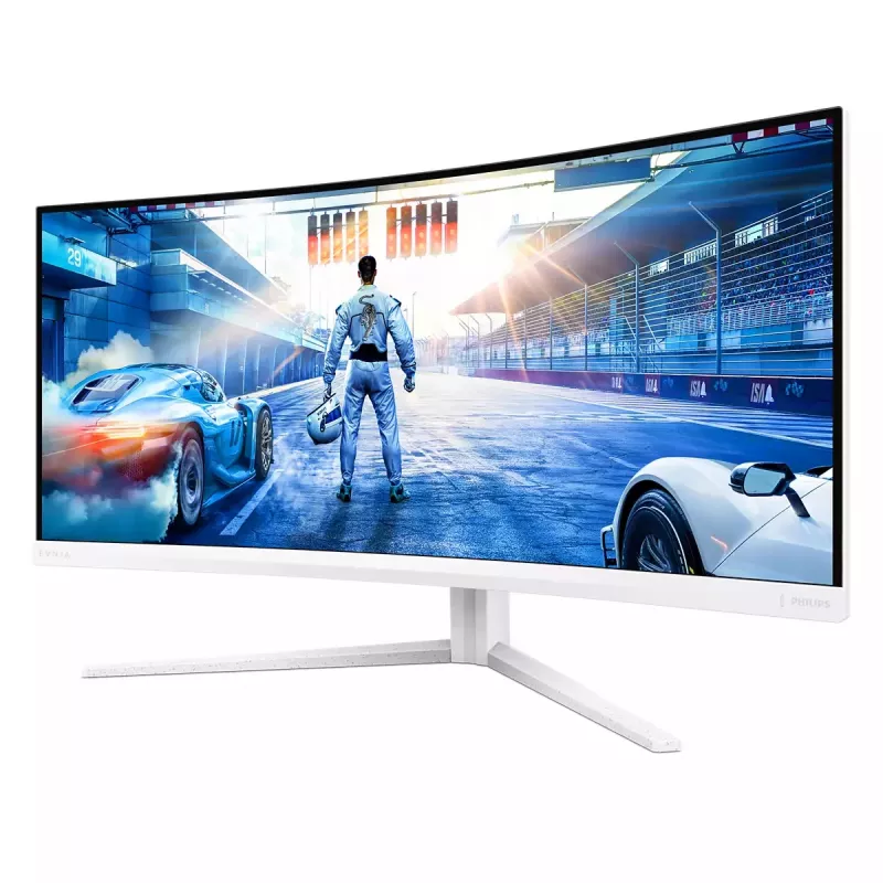 Philips Evnia 5000 34M2C5501A/00 monitor komputerowy 86,4 cm (34 cale) 3440 x 1440 pikseli Wide Quad HD LCD Biały