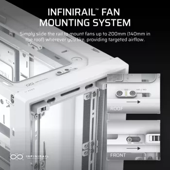 CORSAIR Mid-tower - Geh Midi Frame 4000d biały
