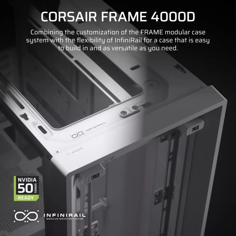 CORSAIR Mid-tower - Geh Midi Frame 4000d biały