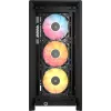 Obudowa PC CORSAIR FRAME 4000D RS ARGB Midi Tower Czarna — ATX/Micro-ATX/Mini-ITX, szkło hartowane, wentylatory ARGB, GPU do 370 mm