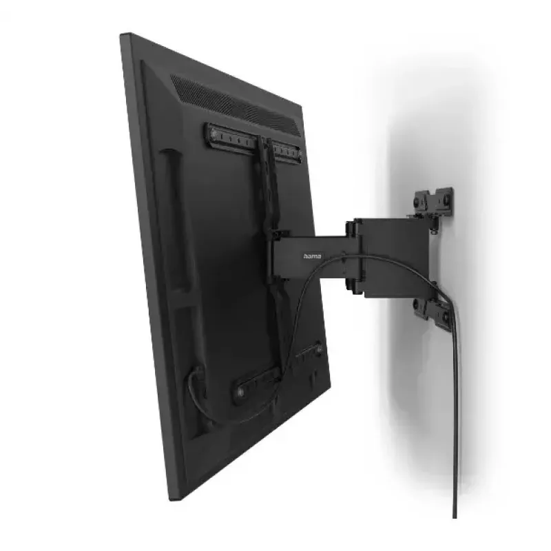 Hama Ultraslim Wall Mount 2,29 m Czarny Maks. 50 kg VESA 600x400