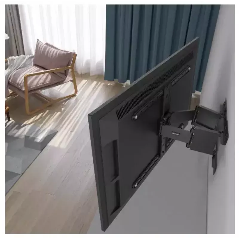 Hama Ultraslim Wall Mount 2,29 m Czarny Maks. 50 kg VESA 600x400