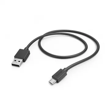 Hama 00201584 Kabel USB USB 2.0 1 m Micro-USB A USB A Czarny