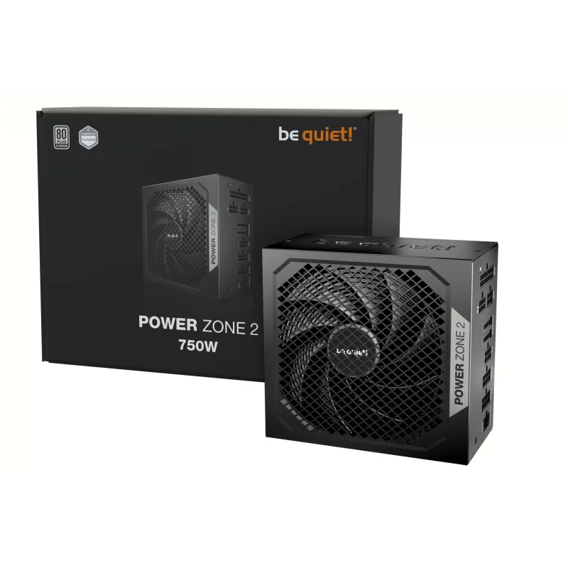 be quiet! POWER ZONE 2 750W zasilacz 20+4 pin ATX ATX czarny