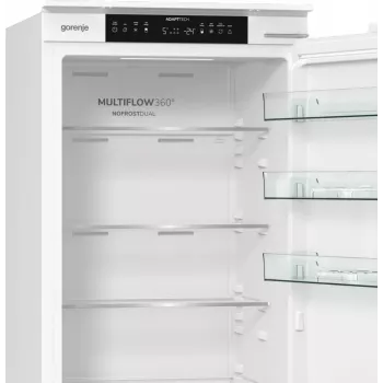 Gorenje Kombinowana lodówko-zamrażarka NRKI519E41 BK070, 284 L, SN-N, 6 kg/24h, E, komora Fresh Zone, Biała