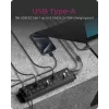 ICY BOX IB-HUB1720-U3 Czarny