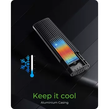 Obudowa SSD ICY BOX IB-1808MCT-CU31 Czarna M.2