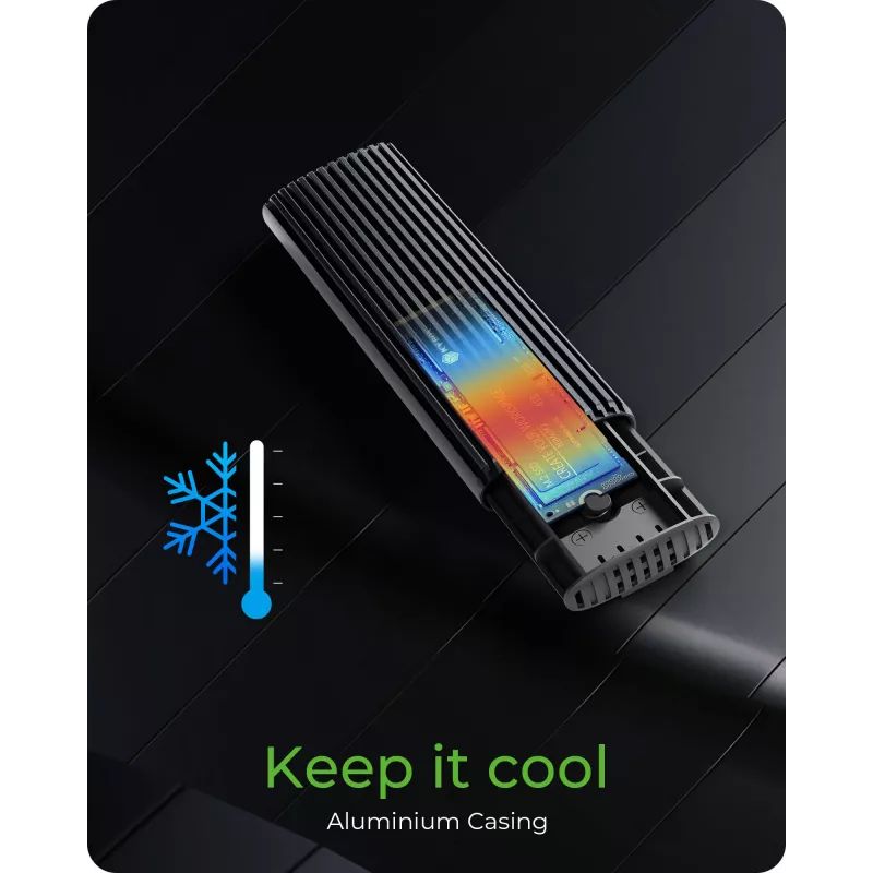 Obudowa SSD ICY BOX IB-1808MCT-CU31 Czarna M.2