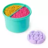 Kinetic Sand, SquishBlossom Kwitnący Kwiat, Zestaw na Wielkanocny Koszyczek, Zawiera 226 g Żółtego i Różowego Formowalnego Piasku Kinetic Sand, Doniczka i Formy, Zabawki Sensoryczne dla Dzieci