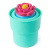 Kinetic Sand, SquishBlossom Kwitnący Kwiat, Zestaw na Wielkanocny Koszyczek, Zawiera 226 g Żółtego i Różowego Formowalnego Piasku Kinetic Sand, Doniczka i Formy, Zabawki Sensoryczne dla Dzieci