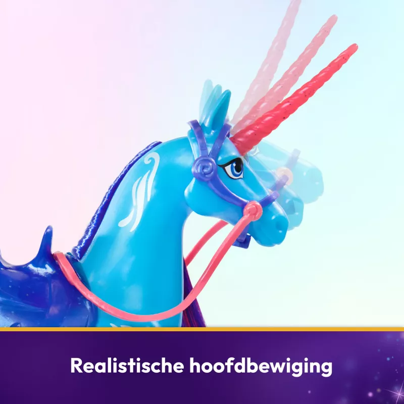 Unicorn Academy, River z 2 akcesoriami do jazdy, 11 inch, kompatybilny z Isabel, lalkami i zabawkami z jednorożcami dla dziewczynek od 4 lat