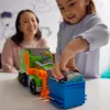 PAW Patrol: Ciężarówka Recyklingowa Crush N’ Roll z Figurką Rocky’ego i Przekształcającą się Zgniecioną Śmieciarką, Zabawki dla Chłopców i Dziewczynek od 3 lat