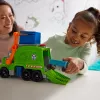 PAW Patrol: Ciężarówka Recyklingowa Crush N’ Roll z Figurką Rocky’ego i Przekształcającą się Zgniecioną Śmieciarką, Zabawki dla Chłopców i Dziewczynek od 3 lat