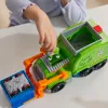 PAW Patrol: Ciężarówka Recyklingowa Crush N’ Roll z Figurką Rocky’ego i Przekształcającą się Zgniecioną Śmieciarką, Zabawki dla Chłopców i Dziewczynek od 3 lat
