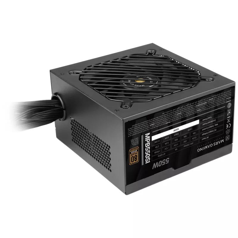 Zasilacz Mars Gaming MPB550SI 550 W 24-pin ATX ATX Czarny