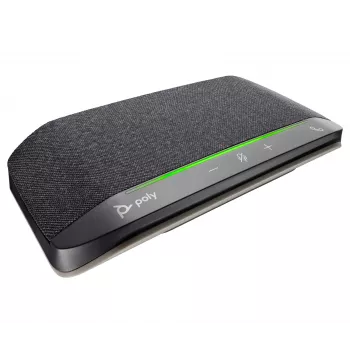 HP Poly Sync 10 USB-A USB-C głośnik konferencyjny, PC, srebrny, 0.715 m, IP64, Windows 10, Windows 11, MacOS