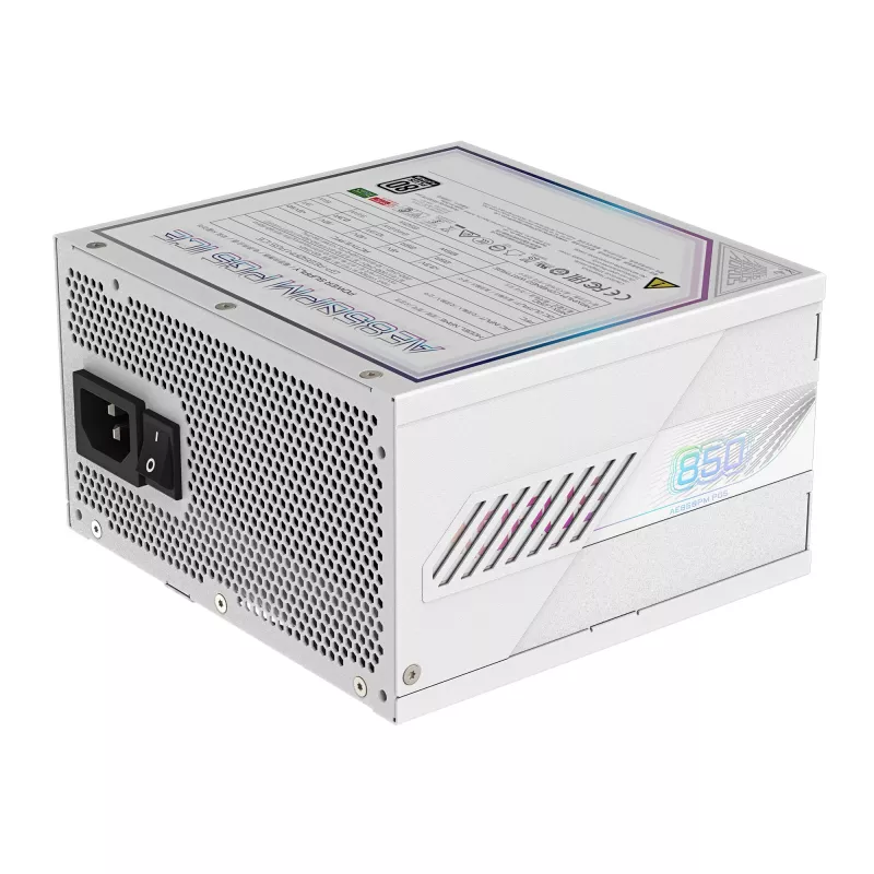 Zasilacz GIGABYTE AORUS ELITE P850W 850W ATX 80 PLUS Platinum w pełni modułowy biały wentylator 120 mm