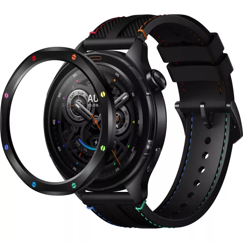 Smartwatch Xiaomi Watch S4 z wyświetlaczem AMOLED 1,43 cala, 466×466, 486 mAh, aluminiową kopertą, tekstylnym paskiem, czarny Multi