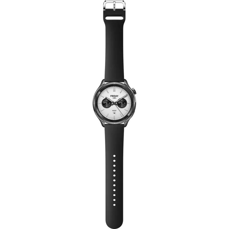 Smartwatch Xiaomi Watch S4 z wyświetlaczem AMOLED 1,43 cala, 466×466, 486 mAh, aluminiową kopertą, tekstylnym paskiem, czarny Multi
