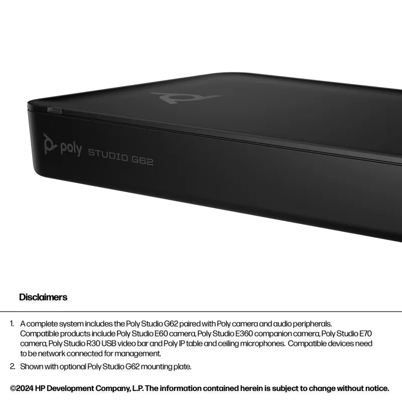 System wideokonferencyjny HP Poly Studio G62