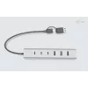 i-tec USB-C/USB-A Ładowalny Hub Metalowy 7 portów (3x USB-C, 4x USB-A)