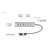 i-tec USB-C/USB-A Ładowalny Hub Metalowy 7 portów (3x USB-C, 4x USB-A)