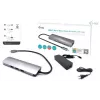 i-tec USB-C Metal Nano Stacja dokująca 4K HDMI LAN z zasilaniem Power Delivery 100W + Uniwersalna ładowarka 100W