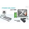 i-tec USB-C Metal Nano Stacja dokująca 4K HDMI LAN z zasilaniem Power Delivery 100W + Uniwersalna ładowarka 100W