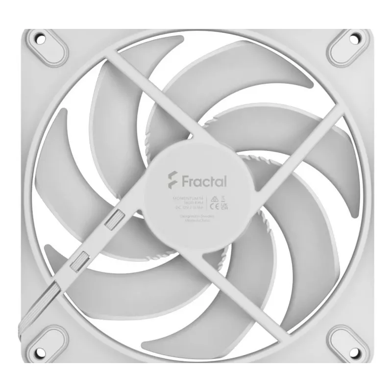 FRACTAL DESIGN Wentylator Momentum 14 Biały