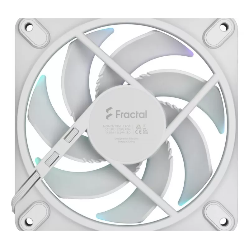 FRACTAL DESIGN Cooling Fan Momentum 12 RGB biały