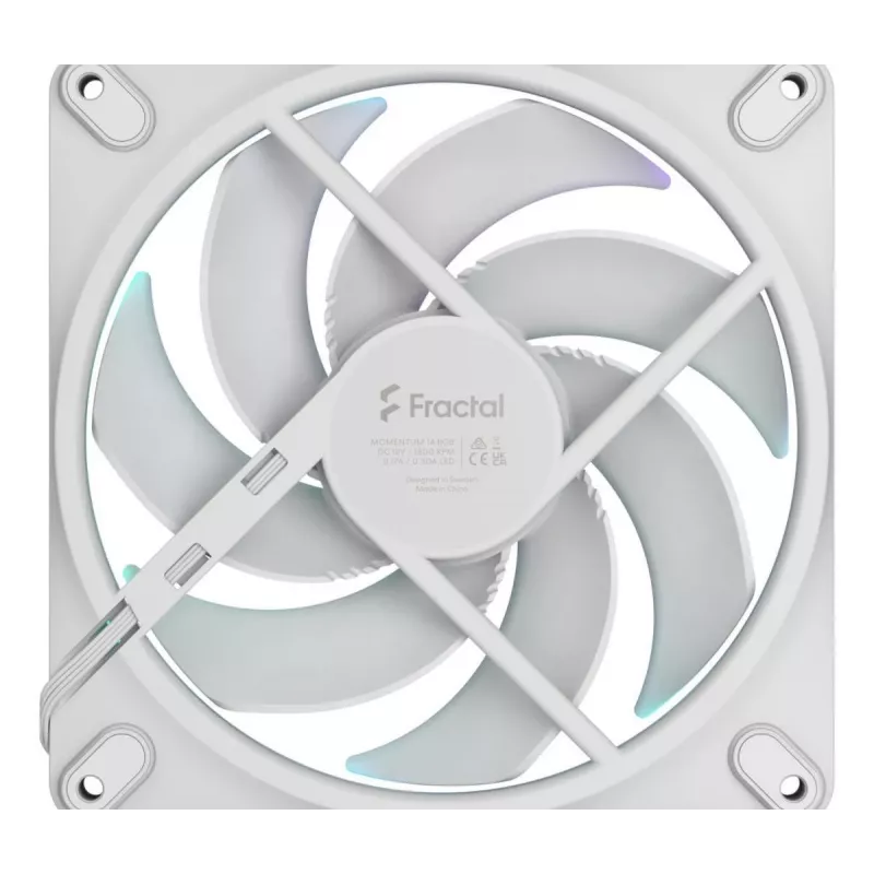 FRACTAL DESIGN Fan Momentum 14 RGB biały