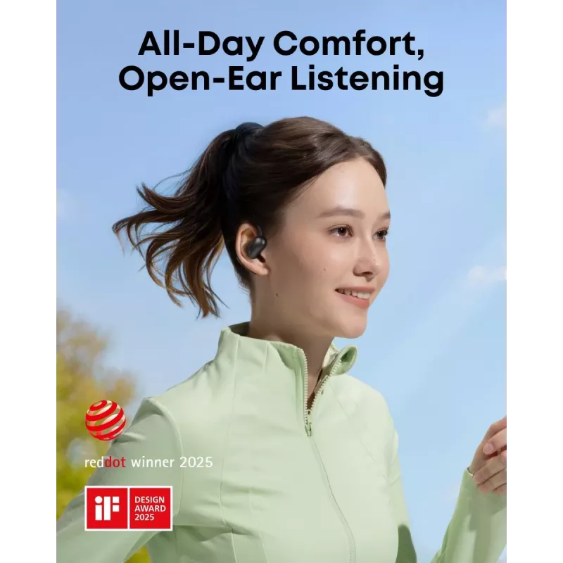 ANKER Earbuds - Soundcore Aerofit 2 - Czarny