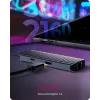 ICY BOX IB-DK4034a-CPD Przewodowa USB 3.2 Gen 1 (3.1 Gen 1) Type-C Aluminium, Srebrny