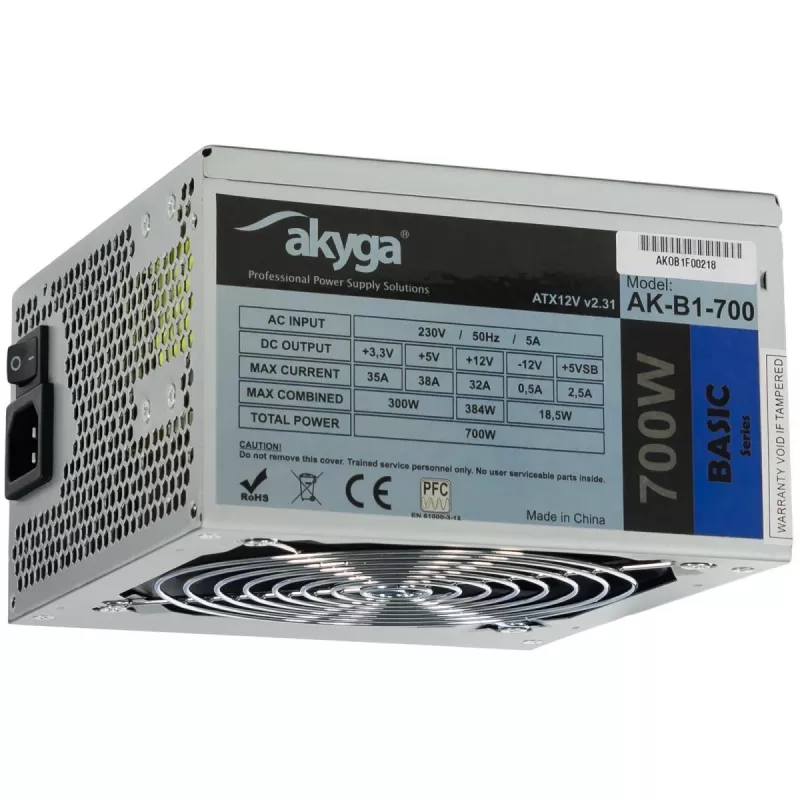 AKYGA Zasilacz - 700W 20+4 Pin ATX