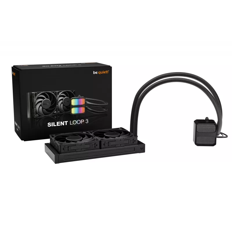 be quiet! Silent Loop 3 240 mm Procesor Chłodzenie cieczą All-in-one 12 cm Czarny 1 szt.