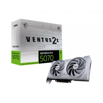 MSI GeForce RTX5070 VENTUS 2X OC biały karta graficzna NVIDIA GeForce RTX 5070 12 GB GDDR7