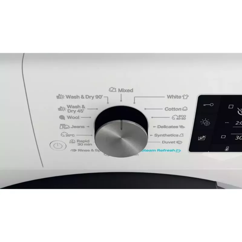 Whirlpool FFWDD1076258B pralko-suszarka Wolnostojący Ładowanie od przodu Biały
