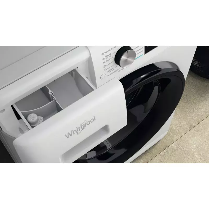 Whirlpool FFWDD1076258B pralko-suszarka Wolnostojący Ładowanie od przodu Biały