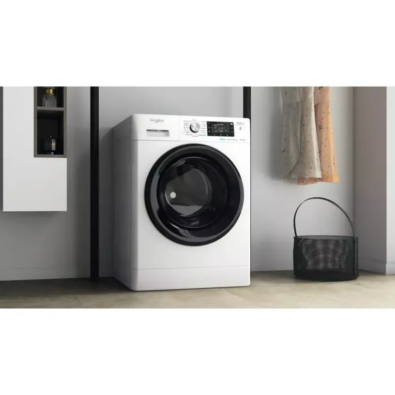 Whirlpool FFWDD1076258B pralko-suszarka Wolnostojący Ładowanie od przodu Biały