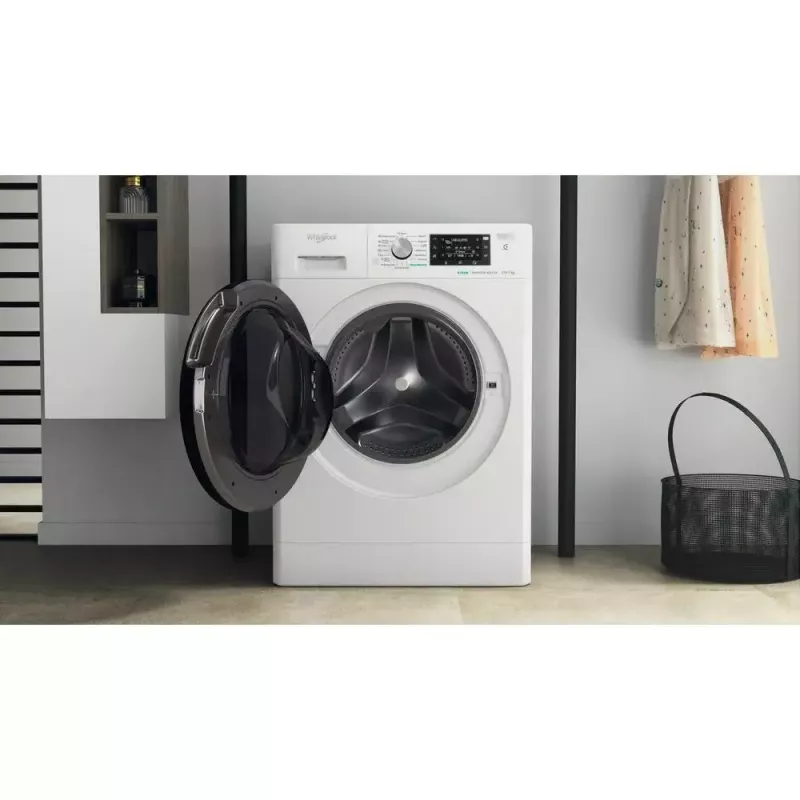 Whirlpool FFWDD1076258B pralko-suszarka Wolnostojący Ładowanie od przodu Biały