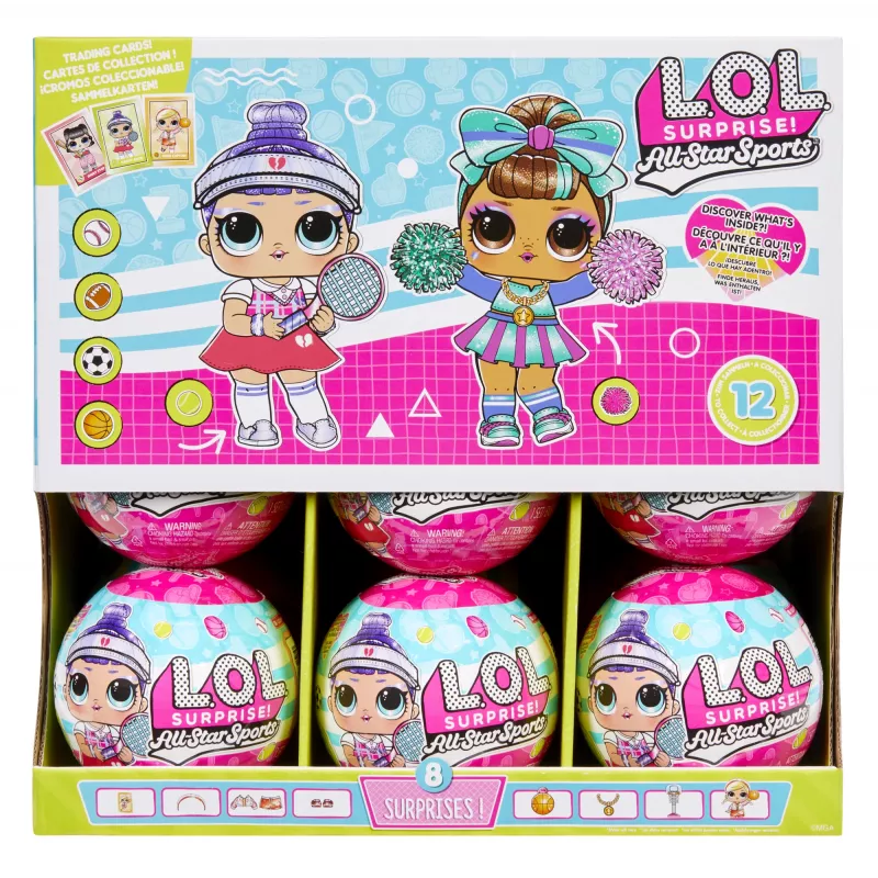 L.O.L. Surprise All Star Sports Vault Tot Asst w PDQ