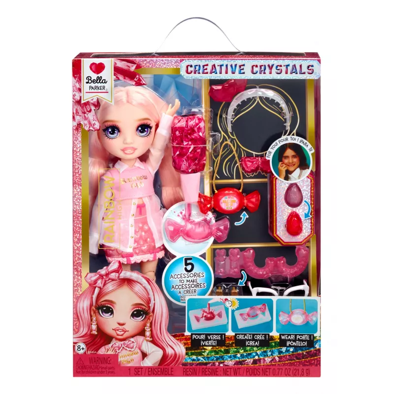Rainbow High Creative Crystals Fashion Doll- Bella